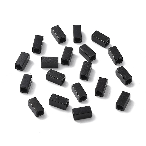 PandaHall Ion Plating(IP) 304Stainless Steel Beads, Cuboid, Electrophoresis Black, 6x3x3mm, Hole: 1.8mm 304 Stainless Steel Cuboid
PandaHall Ion Plating(IP) 304Stainless Steel Beads, Cuboid, Electrophoresis Black, 6x3x3mm, Hole: 1.8mm 304 Stainless Steel Cuboid