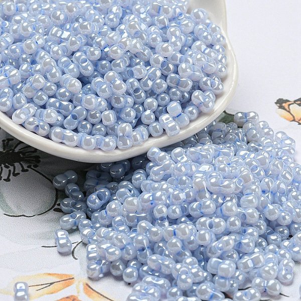 PandaHall Glass Seed Beads, Opaque Colours Luster, Peanut, Light Steel Blue, 6x3x3mm, Hole: 1.2mm, about 4000pcs/pound Glass Peanut
PandaHall Glass Seed Beads, Opaque Colours Luster, Peanut, Light Steel Blue, 6x3x3mm, Hole: 1.2mm, about 4000pcs/pound Glass Peanut