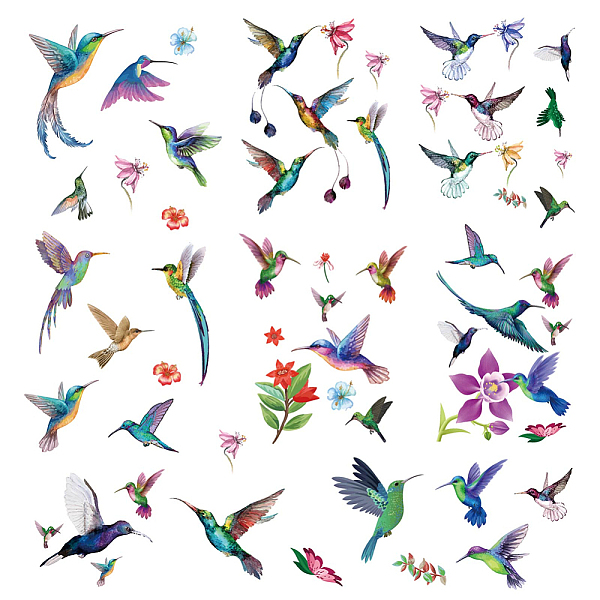 PandaHall CRASPIRE Hummingbird Decals Flower Stickers Colorful Birds Window Stickers Waterproof Removable Vinyl Wall Art for Restroom...
PandaHall CRASPIRE Hummingbird Decals Flower Stickers Colorful Birds Window Stickers Waterproof Removable Vinyl Wall Art for Restroom...