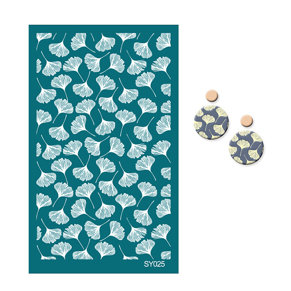 PandaHall Reusable Polyester Screen Printing Stencil, for Painting on Wood, DIY Decoration T-Shirt Fabric, Ginkgo Leaf Pattern, 15x9cm...
PandaHall Reusable Polyester Screen Printing Stencil, for Painting on Wood, DIY Decoration T-Shirt Fabric, Ginkgo Leaf Pattern, 15x9cm...