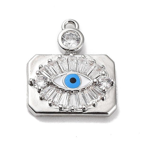 PandaHall Rack Plating Brass Micro Pave Cubic Zirconia and Enamel Pendants, Eye Charms, Long-Lasting Plated, Cadmium Free & Lead Free, Evil..., Clear
PandaHall Rack Plating Brass Micro Pave Cubic Zirconia and Enamel Pendants, Eye Charms, Long-Lasting Plated, Cadmium Free & Lead Free, Evil..., Clear