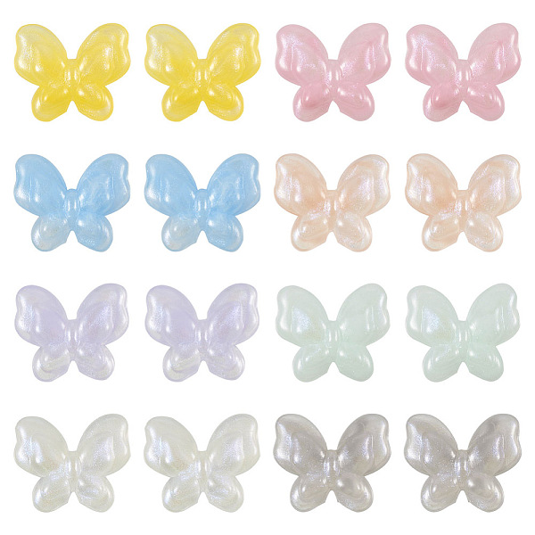 PandaHall 80Pcs 8 Colors Opaque Acrylic Beads, Glitter Beads, Butterfly, Mixed Color, 17x20x5.5mm, Hole: 1.6mm, 10pcs/color Acrylic..., Multicolor
PandaHall 80Pcs 8 Colors Opaque Acrylic Beads, Glitter Beads, Butterfly, Mixed Color, 17x20x5.5mm, Hole: 1.6mm, 10pcs/color Acrylic..., Multicolor