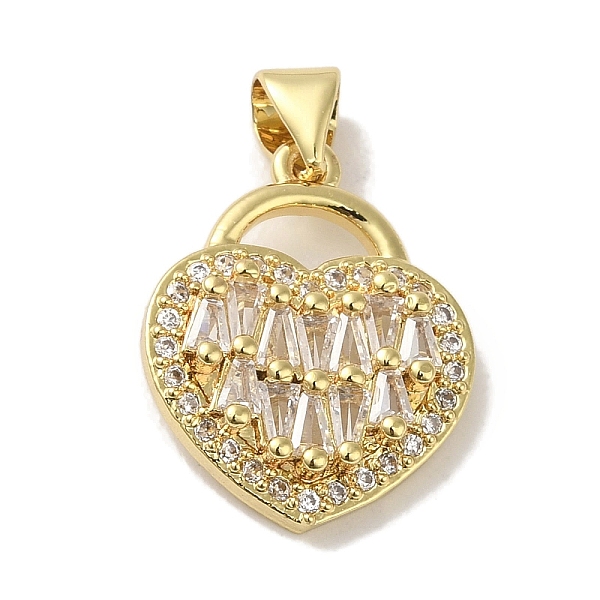 PandaHall Rack Plating Brass Micro Pave Cubic Zirconia Pendants, Cadmium Free & Lead Free, Long-Lasting Plated, Heart, Real 18K Gold Plated..., Clear
PandaHall Rack Plating Brass Micro Pave Cubic Zirconia Pendants, Cadmium Free & Lead Free, Long-Lasting Plated, Heart, Real 18K Gold Plated..., Clear