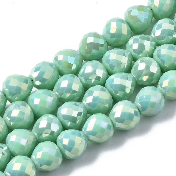 PandaHall Electroplate Glass Beads Strands, AB Color Plated, Faceted, Teardrop, Medium Aquamarine, 8mm, Hole: 1.6mm, about 69~70pcs/strand...
PandaHall Electroplate Glass Beads Strands, AB Color Plated, Faceted, Teardrop, Medium Aquamarine, 8mm, Hole: 1.6mm, about 69~70pcs/strand...