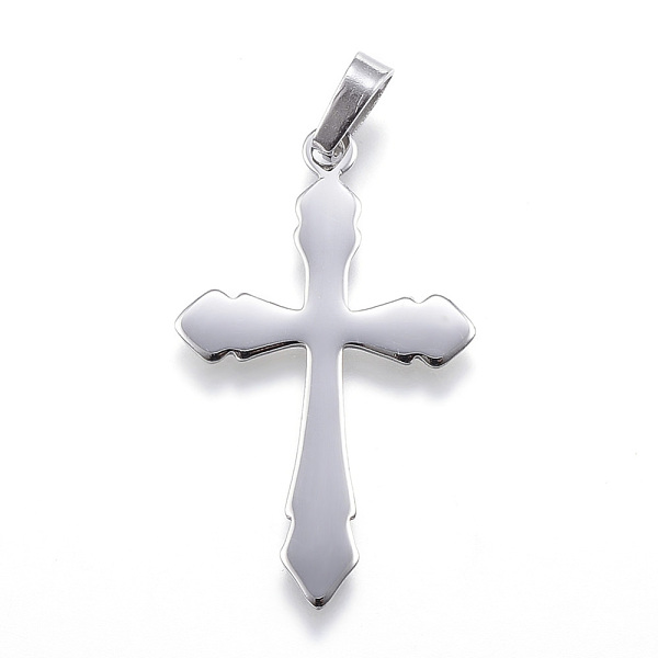 PandaHall 304 Stainless Steel Pendants with 201 Stainless Steel Clasp, Cross, Stainless Steel Color, 36.5x22x1mm, Hole: 4x8mm 304 Stainless...
PandaHall 304 Stainless Steel Pendants with 201 Stainless Steel Clasp, Cross, Stainless Steel Color, 36.5x22x1mm, Hole: 4x8mm 304 Stainless...