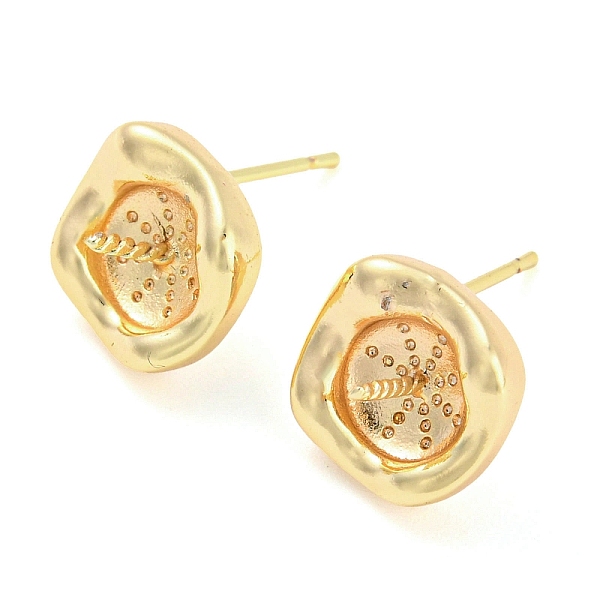 PandaHall Brass Stud Earring Finding, Earring Settings For Half Drilled Beads, Twist Rhombus, Real 18K Gold Plated, Tray: 6.5mm, 10x10mm...
PandaHall Brass Stud Earring Finding, Earring Settings For Half Drilled Beads, Twist Rhombus, Real 18K Gold Plated, Tray: 6.5mm, 10x10mm...