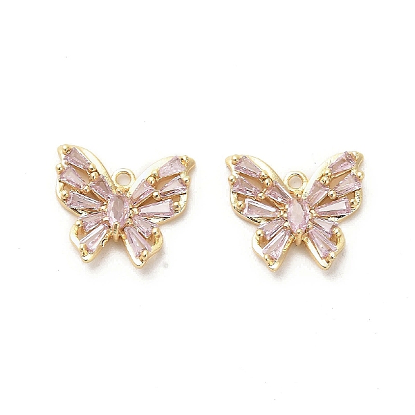 PandaHall Glass Pendants, with Brass Findings, Butterfly, Real 18K Gold Plated, 14x16x3mm, Hole: 1.4mm Brass+Glass Butterfly Pink
PandaHall Glass Pendants, with Brass Findings, Butterfly, Real 18K Gold Plated, 14x16x3mm, Hole: 1.4mm Brass+Glass Butterfly Pink