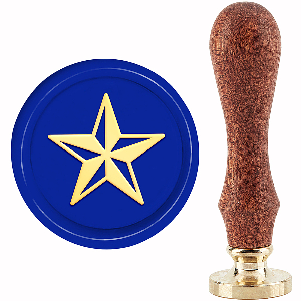 PandaHall CRASPIRE Star Wax Seal Stamp Vintage Wax Stamp 30mm/1.18inch Removable Brass Head Sealing Stamp with Wooden Handle for Invitation...
PandaHall CRASPIRE Star Wax Seal Stamp Vintage Wax Stamp 30mm/1.18inch Removable Brass Head Sealing Stamp with Wooden Handle for Invitation...