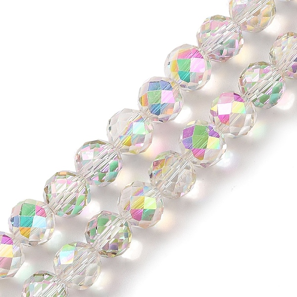 PandaHall Half Rainbow Plated Electroplate Beads Strands, Faceted, Round, Honeydew, 8x7.5mm, Hole: 1.2mm, about 67~68pcs/strand..., Green
PandaHall Half Rainbow Plated Electroplate Beads Strands, Faceted, Round, Honeydew, 8x7.5mm, Hole: 1.2mm, about 67~68pcs/strand..., Green