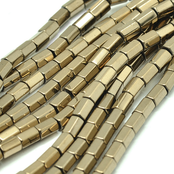 PandaHall Electroplate Non-magnetic Synthetic Hematite Bead Strands, Faceted, Column, Antique Bronze Plated, 6x4~5mm, Hole: 1mm, about...
PandaHall Electroplate Non-magnetic Synthetic Hematite Bead Strands, Faceted, Column, Antique Bronze Plated, 6x4~5mm, Hole: 1mm, about...