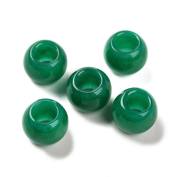 PandaHall Natural Malaysia Jade Dyed European Beads, Large Hole Beads, Round, 12x9~9.5mm, Hole: 5.5~6mm Malaysia Jade Round
PandaHall Natural Malaysia Jade Dyed European Beads, Large Hole Beads, Round, 12x9~9.5mm, Hole: 5.5~6mm Malaysia Jade Round