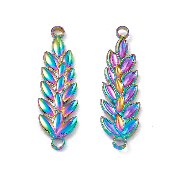 PandaHall Ion Plating(IP) 304 Stainless Steel Connector Charms, Rice Ears Links, Rainbow Color, 38x11x2.5mm, Hole: 2.5mm 304 Stainless Steel...
PandaHall Ion Plating(IP) 304 Stainless Steel Connector Charms, Rice Ears Links, Rainbow Color, 38x11x2.5mm, Hole: 2.5mm 304 Stainless Steel...