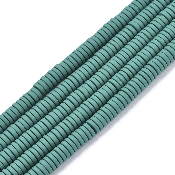 PandaHall Spray Painted Non-magnetic Synthetic Hematite Beads Strands, Heishi Beads, Flat Round/Disc, Teal, 4x1mm, Hole: 0.8mm, about..., Cyan
PandaHall Spray Painted Non-magnetic Synthetic Hematite Beads Strands, Heishi Beads, Flat Round/Disc, Teal, 4x1mm, Hole: 0.8mm, about..., Cyan