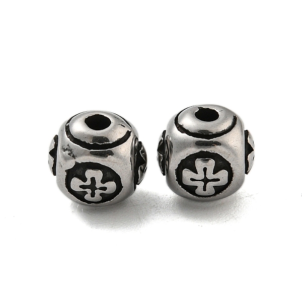 PandaHall Round with Cross 304 Stainless Steel Beads, Antique Silver, 8mm, Hole: 1.8mm 304 Stainless Steel Round
PandaHall Round with Cross 304 Stainless Steel Beads, Antique Silver, 8mm, Hole: 1.8mm 304 Stainless Steel Round