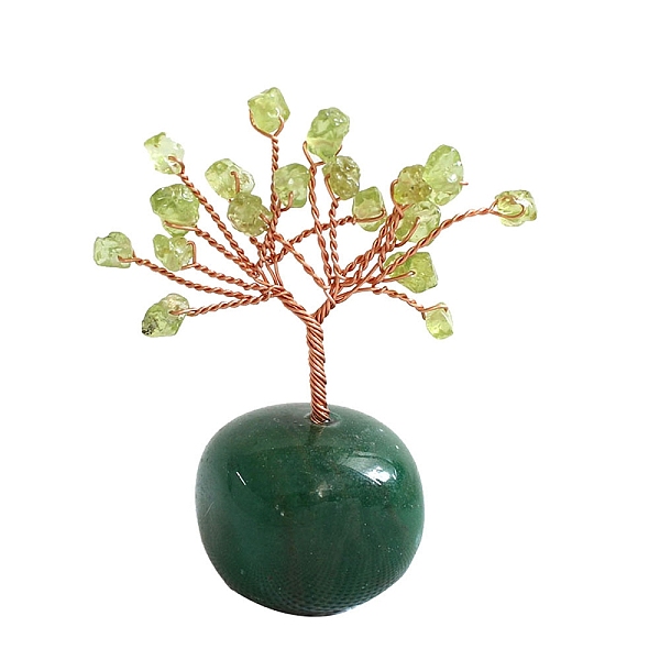 PandaHall Natural Peridot Chips Tree of Life Decorations, Copper Wire Feng Shui Energy Stone Gift for Women Men Meditation, 20~50x50~80mm...
PandaHall Natural Peridot Chips Tree of Life Decorations, Copper Wire Feng Shui Energy Stone Gift for Women Men Meditation, 20~50x50~80mm...