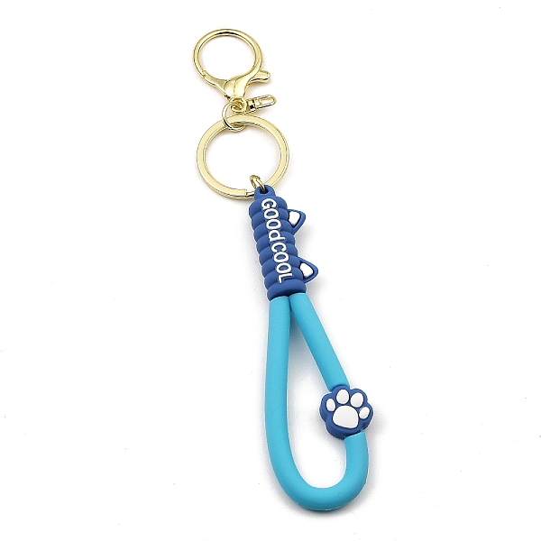 PandaHall Cat Paw Print PVC Rope Keychains, with Zinc Alloy Finding, for Bag Doll Pendant Decoration, Deep Sky Blue, 17.5cm Alloy Paw Print...
PandaHall Cat Paw Print PVC Rope Keychains, with Zinc Alloy Finding, for Bag Doll Pendant Decoration, Deep Sky Blue, 17.5cm Alloy Paw Print...