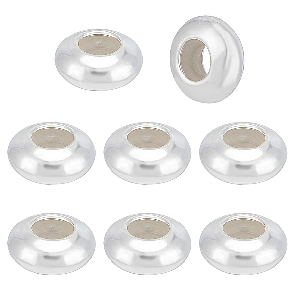 PandaHall BENECREAT 8Pcs 925 Sterling Silver Spacer Beads, Stopper Beads, with Silica Gel Inside, Flat Round, Silver, 7mm, Hole: 3.1mm...
PandaHall BENECREAT 8Pcs 925 Sterling Silver Spacer Beads, Stopper Beads, with Silica Gel Inside, Flat Round, Silver, 7mm, Hole: 3.1mm...