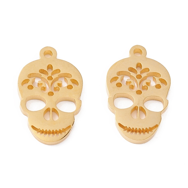 PandaHall 201 Stainless Steel Pendants, Manual Polishing, Sugar Skull, For Mexico Holiday Day of the Dead Vacuum Plating , Real 18K Gold...
PandaHall 201 Stainless Steel Pendants, Manual Polishing, Sugar Skull, For Mexico Holiday Day of the Dead Vacuum Plating , Real 18K Gold...