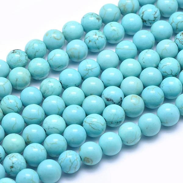 PandaHall Natural Magnesite Beads Strands, Dyed & Heated, Round, 8mm, Hole: 1mm, about 50pcs/strand, 15.7 inch(40cm) Magnesite Round Cyan
PandaHall Natural Magnesite Beads Strands, Dyed & Heated, Round, 8mm, Hole: 1mm, about 50pcs/strand, 15.7 inch(40cm) Magnesite Round Cyan