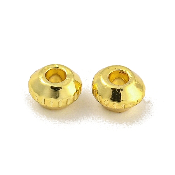 PandaHall Brass Beads, Rondelle, Real 18K Gold Plated, 3.5x2mm, Hole: 1.4mm Brass Rondelle
PandaHall Brass Beads, Rondelle, Real 18K Gold Plated, 3.5x2mm, Hole: 1.4mm Brass Rondelle