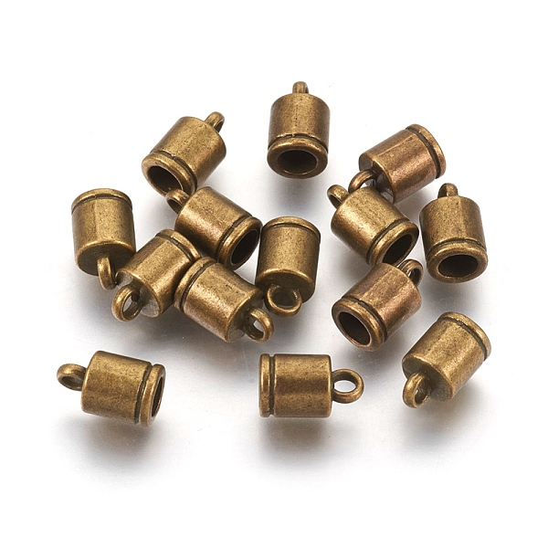 PandaHall Tibetan Style Alloy Terminators, Lead Free & Nickel Free, Antique Bronze, 10x6mm, Hole: 2mm, about 4mm Inner Diameter Alloy
PandaHall Tibetan Style Alloy Terminators, Lead Free & Nickel Free, Antique Bronze, 10x6mm, Hole: 2mm, about 4mm Inner Diameter Alloy