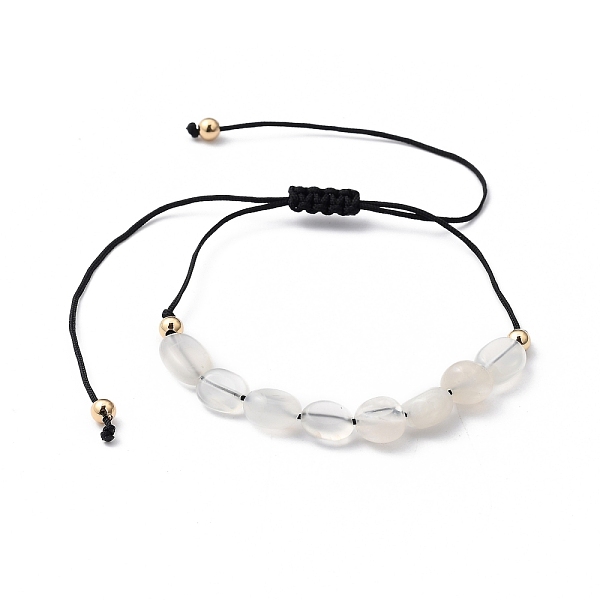 PandaHall Adjustable Nylon Thread Braided Bead Bracelets, with Golden Plated Brass Beads and Natural White Moonstone Beads, Black, Inner...
PandaHall Adjustable Nylon Thread Braided Bead Bracelets, with Golden Plated Brass Beads and Natural White Moonstone Beads, Black, Inner...