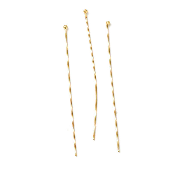 PandaHall 304 Stainless Steel Ball Head Pins, Real 18K Gold Plated, 70x0.7mm, Head: 2mm 304 Stainless Steel
PandaHall 304 Stainless Steel Ball Head Pins, Real 18K Gold Plated, 70x0.7mm, Head: 2mm 304 Stainless Steel