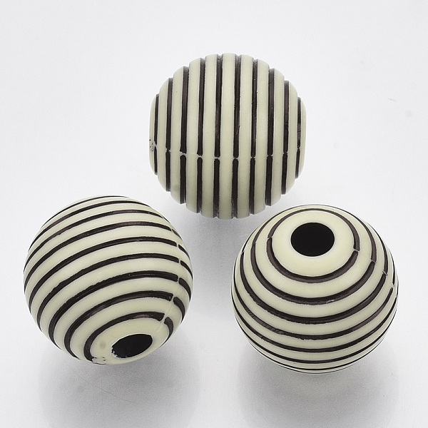 PandaHall Acrylic Stripe European Beads, Large Hole Beads, Round, Champagne Yellow, 18.5x19.5mm, Hole: 4.5mm Acrylic Round Yellow
PandaHall Acrylic Stripe European Beads, Large Hole Beads, Round, Champagne Yellow, 18.5x19.5mm, Hole: 4.5mm Acrylic Round Yellow