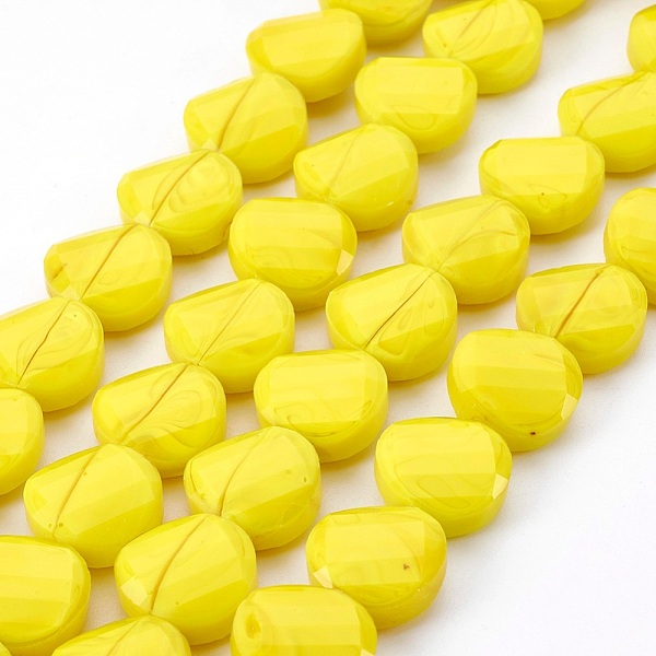 PandaHall Pearl Luster Plated Glass Bead Strands, Faceted Flat Round, Yellow, 14x7mm, Hole: 1mm, about 25pcs/strand, 13.7 inch Glass Flat...
PandaHall Pearl Luster Plated Glass Bead Strands, Faceted Flat Round, Yellow, 14x7mm, Hole: 1mm, about 25pcs/strand, 13.7 inch Glass Flat...