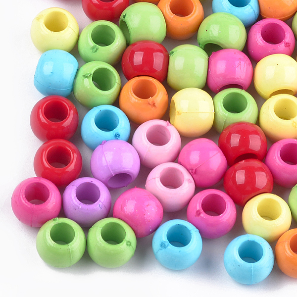 PandaHall Acrylic European Beads, Large Hole Beads, Rondelle, Mixed Color, 10x8mm, Hole: 5mm, about 1100pcs/500g Acrylic Rondelle Multicolor
PandaHall Acrylic European Beads, Large Hole Beads, Rondelle, Mixed Color, 10x8mm, Hole: 5mm, about 1100pcs/500g Acrylic Rondelle Multicolor