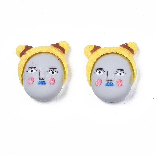 PandaHall Opaque Resin Cabochons, Human Face, Yellow, 19x16x6mm Resin Human Yellow
PandaHall Opaque Resin Cabochons, Human Face, Yellow, 19x16x6mm Resin Human Yellow