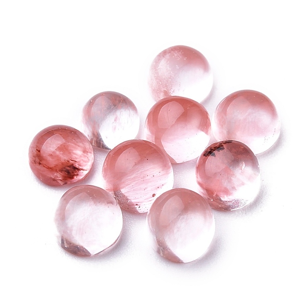 PandaHall Cherry Quartz Glass Cabochons, Half Round, 4x2~4mm Cherry Quartz Glass Half Round
PandaHall Cherry Quartz Glass Cabochons, Half Round, 4x2~4mm Cherry Quartz Glass Half Round