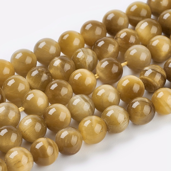 PandaHall Natural Gold Tiger Eye Beads Strands, Grade A, Round, 6mm, Hole: 1mm, about 31pcs/strand, 8 inch Tiger Eye Round
PandaHall Natural Gold Tiger Eye Beads Strands, Grade A, Round, 6mm, Hole: 1mm, about 31pcs/strand, 8 inch Tiger Eye Round