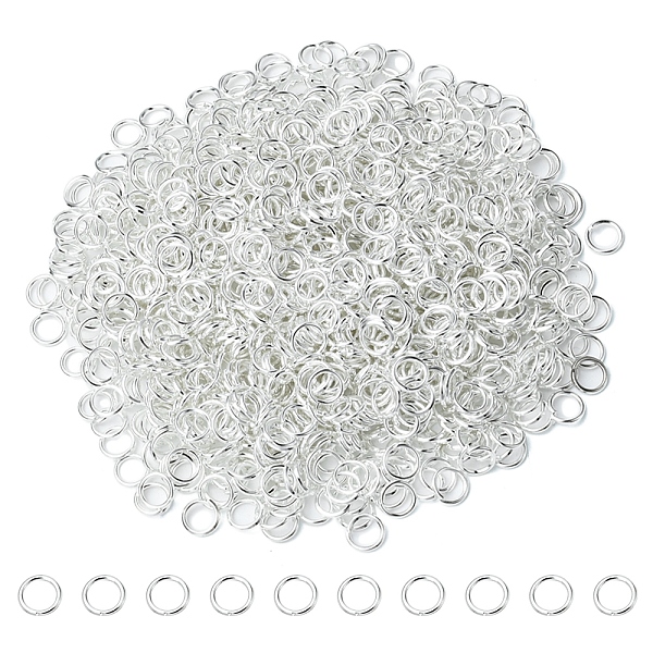 PandaHall Iron Open Jump Rings, Round Ring, Silver, 21 Gauge, 5x0.7mm, Inner Diameter: 3.6mm Iron
PandaHall Iron Open Jump Rings, Round Ring, Silver, 21 Gauge, 5x0.7mm, Inner Diameter: 3.6mm Iron