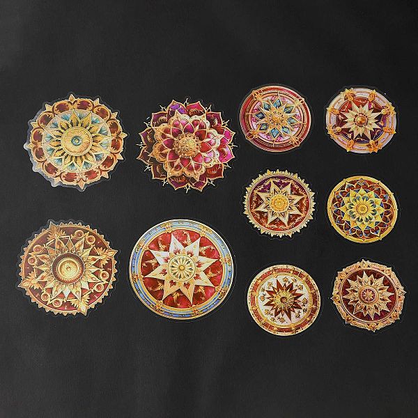 PandaHall Mandala PET Round Self Adhesive Decorative Stickers, Waterproof Laser Flower Decals for DIY Scrapbooking, Card Making, Red...
PandaHall Mandala PET Round Self Adhesive Decorative Stickers, Waterproof Laser Flower Decals for DIY Scrapbooking, Card Making, Red...