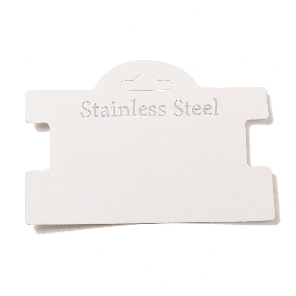 PandaHall Paper Display Card with Word Stainless Steel, Used For Hair Clips, White, 7x10x0.05cm Paper White
PandaHall Paper Display Card with Word Stainless Steel, Used For Hair Clips, White, 7x10x0.05cm Paper White