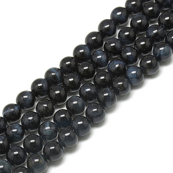 PandaHall Natural Tiger Eye Beads Strands, Dyed, Round, Prussian Blue, 8~8.5mm, Hole: 1mm, about 47~48pcs/strand, 14.96~15.55 inch...
PandaHall Natural Tiger Eye Beads Strands, Dyed, Round, Prussian Blue, 8~8.5mm, Hole: 1mm, about 47~48pcs/strand, 14.96~15.55 inch...