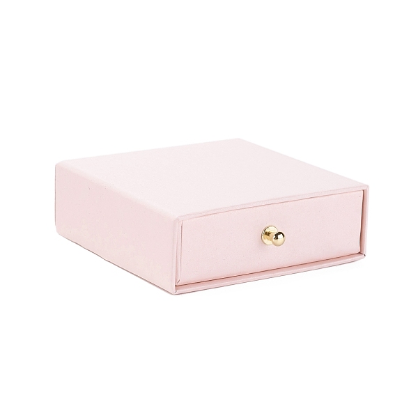 PandaHall Square Paper Drawer Jewelry Set Box, with Brass Rivet, for Earring, Ring and Necklace Gifts Packaging, Lavender Blush, 9x9x3~3.2cm...
PandaHall Square Paper Drawer Jewelry Set Box, with Brass Rivet, for Earring, Ring and Necklace Gifts Packaging, Lavender Blush, 9x9x3~3.2cm...