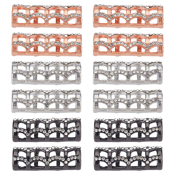 PandaHall DICOSMETIC 12Pcs Connectors for Watch Band 3 Colors Alloy Watchband Connector 21mm Rhinestone Column Watch Strap Connector Watch...
PandaHall DICOSMETIC 12Pcs Connectors for Watch Band 3 Colors Alloy Watchband Connector 21mm Rhinestone Column Watch Strap Connector Watch...