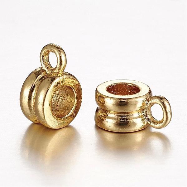 PandaHall Brass Tube Bails, Loop Bails, Long-Lasting Plated, Real 24K Gold Plated, Column, Lead Free & Cadmium Free, 9.5x6.5x4mm, Hole: 2mm...
PandaHall Brass Tube Bails, Loop Bails, Long-Lasting Plated, Real 24K Gold Plated, Column, Lead Free & Cadmium Free, 9.5x6.5x4mm, Hole: 2mm...