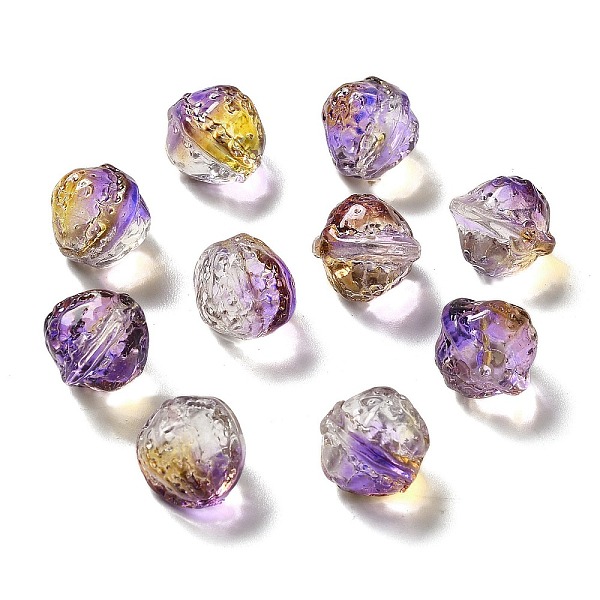 PandaHall Transparent Glass Beads, Gradient Color, Walnut, Blue Violet, 12x13x12mm, Hole: 1.2mm Glass Round
PandaHall Transparent Glass Beads, Gradient Color, Walnut, Blue Violet, 12x13x12mm, Hole: 1.2mm Glass Round