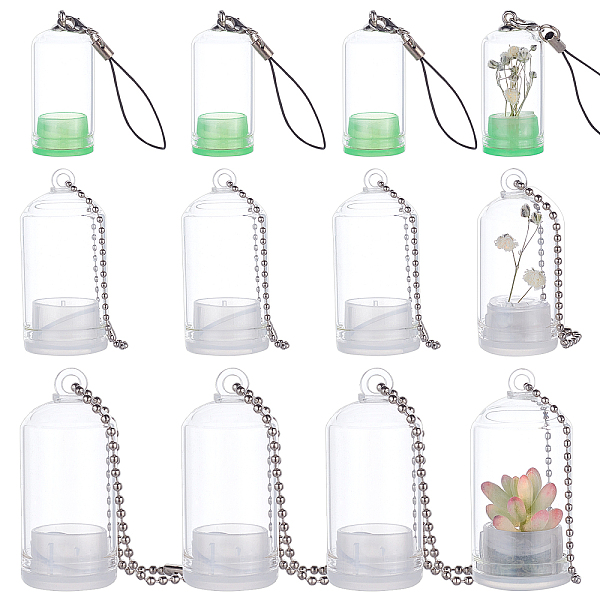 PandaHall SUPERFINDINGS 9 Sets 3 Style Glass Bottle, for Microscopic Plants, with Plastic Plugs, Shim, & Polyester Cords, Column, Clear, 3...
PandaHall SUPERFINDINGS 9 Sets 3 Style Glass Bottle, for Microscopic Plants, with Plastic Plugs, Shim, & Polyester Cords, Column, Clear, 3...