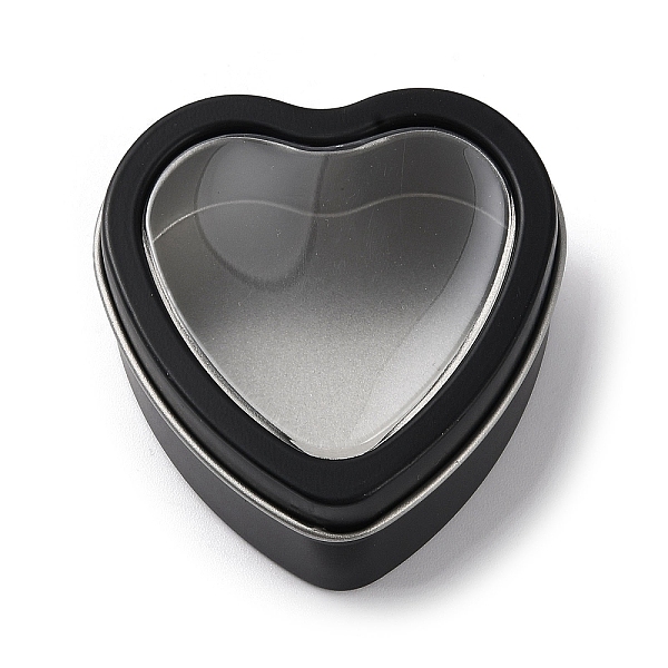 PandaHall Tinplate Iron Heart Shaped Candle Tins, Gift Boxes with Clear Window Lid, Storage Box, Black, 6x6x2.8cm Iron Heart Black
PandaHall Tinplate Iron Heart Shaped Candle Tins, Gift Boxes with Clear Window Lid, Storage Box, Black, 6x6x2.8cm Iron Heart Black