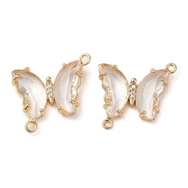 PandaHall Brass Pave Faceted Glass Connector Charms, Golden Tone Butterfly Links, Clear, 20x22x5mm, Hole: 1.2mm Brass+Glass Butterfly Clear
PandaHall Brass Pave Faceted Glass Connector Charms, Golden Tone Butterfly Links, Clear, 20x22x5mm, Hole: 1.2mm Brass+Glass Butterfly Clear
