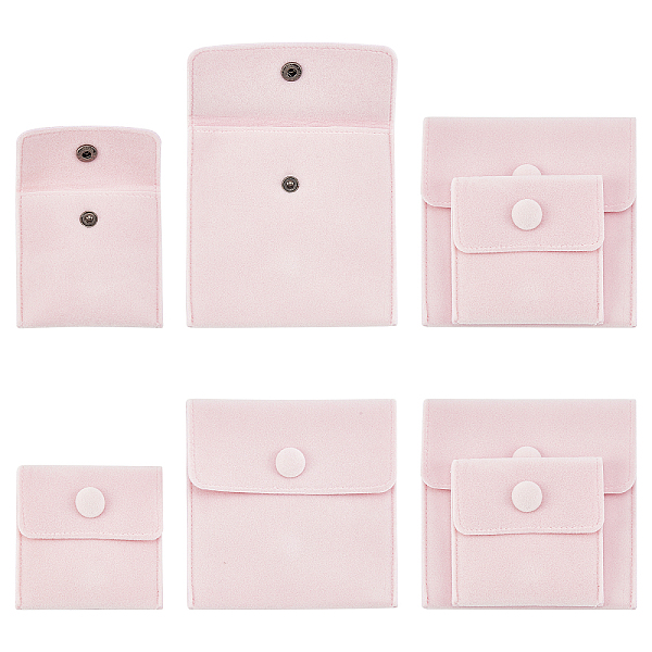 PandaHall SUPERFINDINGS 8Pcs 2 Styles Square Velvet Cloth Bag 14.3x10cm,10.4x7cm Pink Velvet Jewelry Bags with Snap Fastener Cloth Gift...
PandaHall SUPERFINDINGS 8Pcs 2 Styles Square Velvet Cloth Bag 14.3x10cm,10.4x7cm Pink Velvet Jewelry Bags with Snap Fastener Cloth Gift...