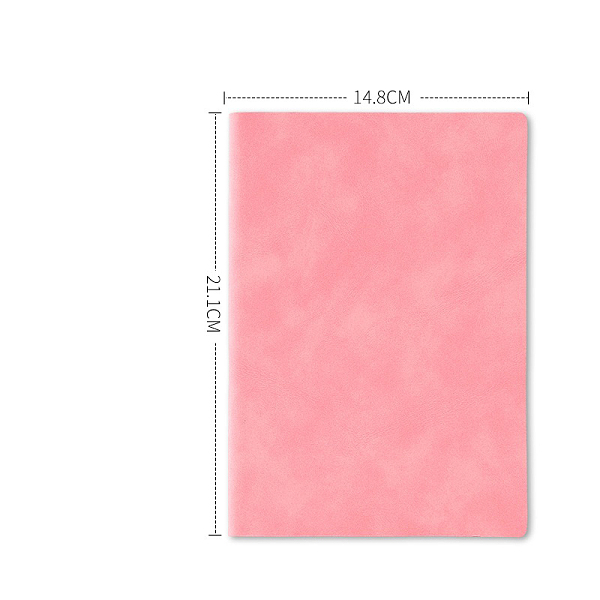 PandaHall PU Leather Notebook, with Paper Inside, Rectangle, for School Office Supplies , Pink, 211x148mm, 200 Pages(100 Sheets) Paper Pink
PandaHall PU Leather Notebook, with Paper Inside, Rectangle, for School Office Supplies , Pink, 211x148mm, 200 Pages(100 Sheets) Paper Pink