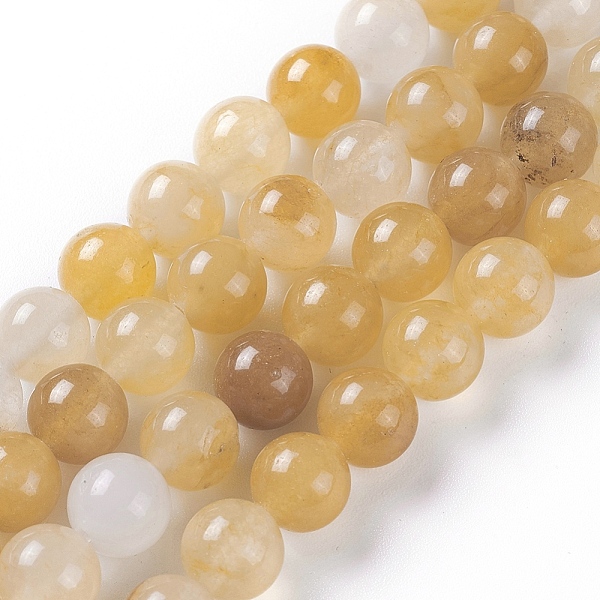 PandaHall Natural Jade Beads Strands, Round, 8mm, Hole: 1.2mm, about 46~47pcs/strand, 15.1~15.5 inch(38.5~39.5cm) Other Jade Round Gold
PandaHall Natural Jade Beads Strands, Round, 8mm, Hole: 1.2mm, about 46~47pcs/strand, 15.1~15.5 inch(38.5~39.5cm) Other Jade Round Gold