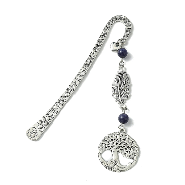 PandaHall Tree of Life Feather Tibetan Style Alloy Pendant Bookmark with Cat Eye, Tibetan Style Hook Bookmarks, Dark Blue, 123x20mm Alloy...
PandaHall Tree of Life Feather Tibetan Style Alloy Pendant Bookmark with Cat Eye, Tibetan Style Hook Bookmarks, Dark Blue, 123x20mm Alloy...