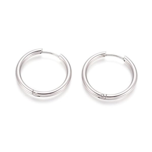 PandaHall 304 Stainless Steel Huggie Hoop Earrings, Hypoallergenic Earrings, with 316 Surgical Stainless Steel Pin, Stainless Steel Color...
PandaHall 304 Stainless Steel Huggie Hoop Earrings, Hypoallergenic Earrings, with 316 Surgical Stainless Steel Pin, Stainless Steel Color...