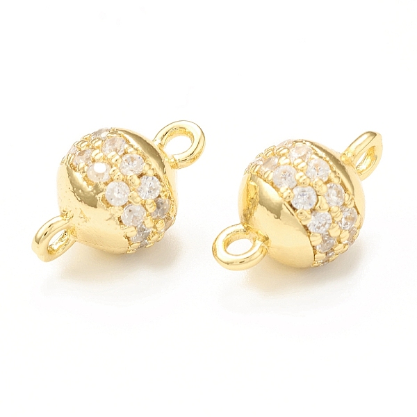 PandaHall Brass Micro Pave Clear Cubic Zirconia Connector Charms, Round Links, Real 18K Gold Plated, 12.5x7.5mm, Hole: 1.5mm Brass+Cubic...
PandaHall Brass Micro Pave Clear Cubic Zirconia Connector Charms, Round Links, Real 18K Gold Plated, 12.5x7.5mm, Hole: 1.5mm Brass+Cubic...